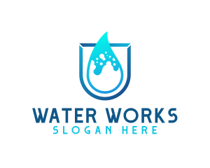 Water Aqua Splash logo