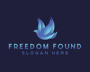 Bird Dove Freedom logo design