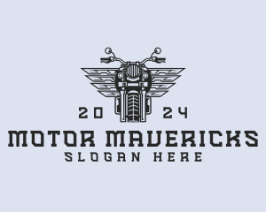 Motorcycle Rider Mechanic logo design