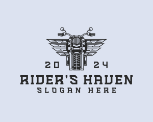 Motorcycle Rider Mechanic logo design