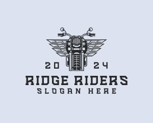 Motorcycle Rider Mechanic logo design