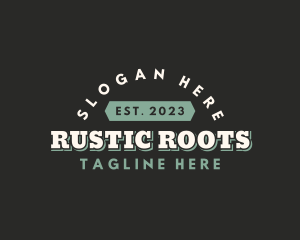 Retro Apparel Business logo design