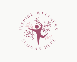 Human Yoga Wellness logo design