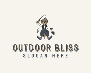 Otter Fishing Camp logo design