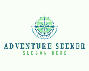 Outdoor Adventure Navigation logo design