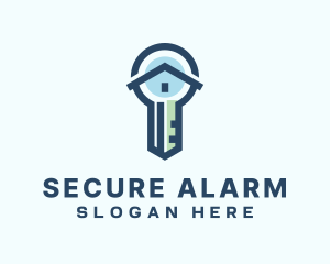 Key Home Security logo design