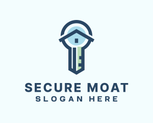 Key Home Security logo design