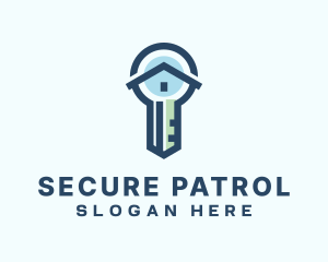 Key Home Security logo design