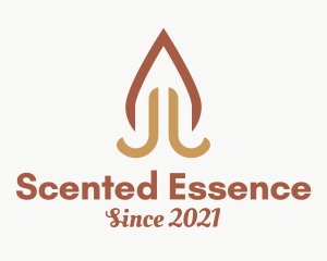 Scented Candle Light  logo design