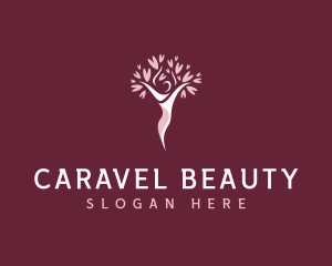 Woman Wellness Beauty logo design