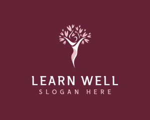 Woman Wellness Beauty logo design