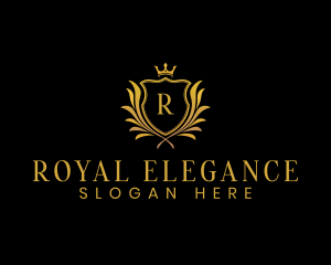 Royal Crown Crest logo design