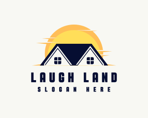 House Residence Roofing logo design