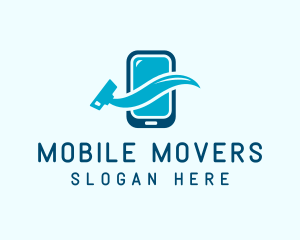 Mobile Phone Cleaner  logo design