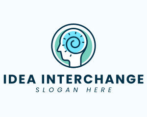 Human Mind Idea logo design