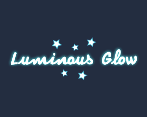 Glamorous Neon Star logo design