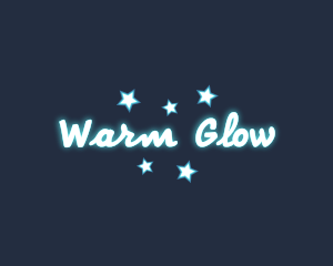 Glamorous Neon Star logo design