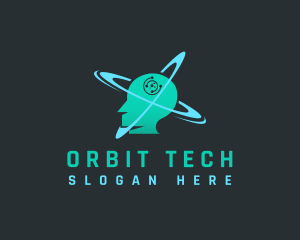 Orbit Neurology Head logo design