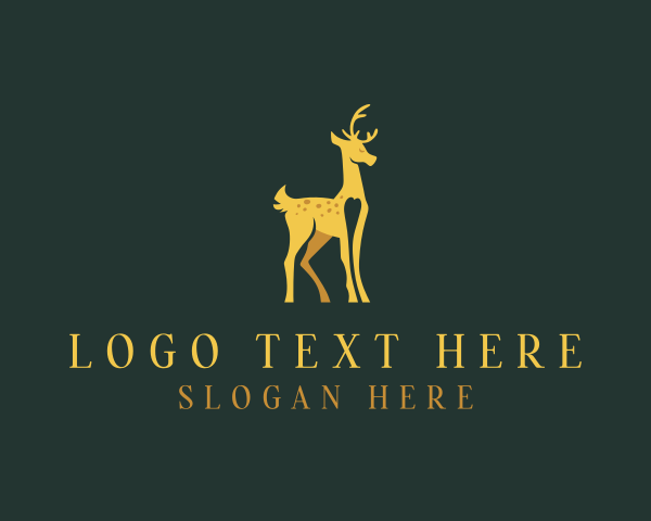 Deer logo example 2