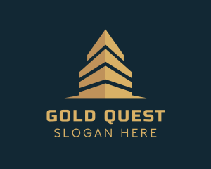 Gold Tower Real Estate logo design