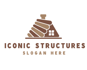 Residential Home Structure logo design