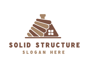 Residential Home Structure logo design