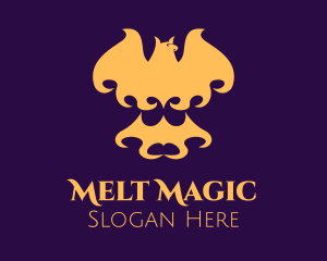 Yellow Mythical Bird  logo design