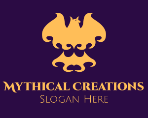 Yellow Mythical Bird  logo design