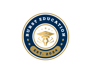 College University Education School logo design