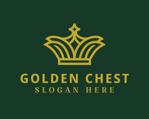 Golden Cross Crown logo design