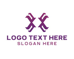 Modern Violet X  logo