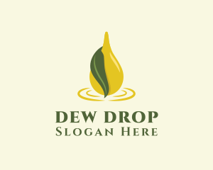 Nature Oil Drop logo design