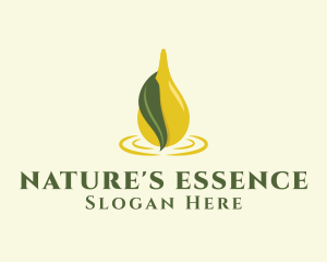 Nature Oil Drop logo design