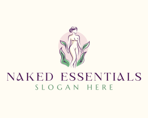 Woman Body Spa  logo design