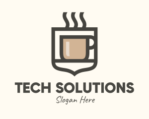 Hot Coffee Shield logo