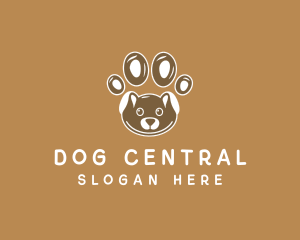 Dog Paw Pet logo design