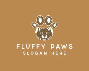 Dog Paw Pet logo design