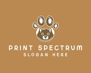 Dog Paw Pet logo design