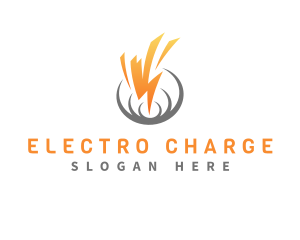 Lightning Electric Energy logo design