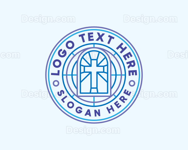 Christian Chapel Cross Logo