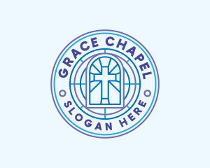 Christian Chapel Cross logo design