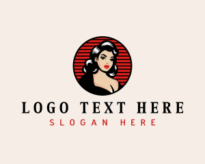 Retro Pinup Fashion logo