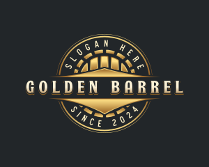 Wine Barrel Brewery logo design