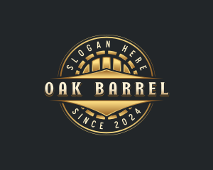 Wine Barrel Brewery logo design