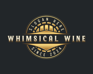 Wine Barrel Brewery logo design