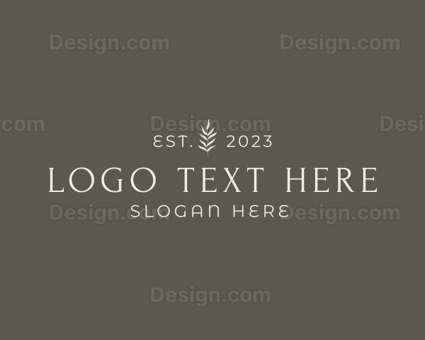 Natural Luxury Business Logo