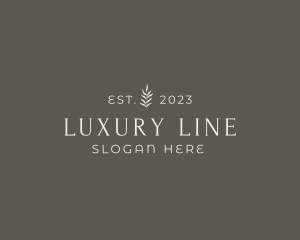 Natural Luxury Business logo design