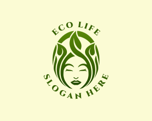 Eco Royal Beauty Queen logo design