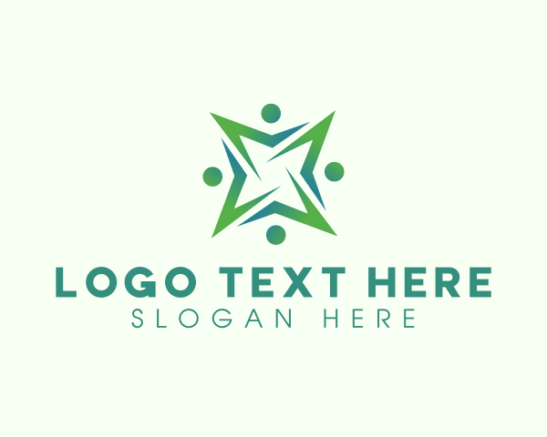 Leader logo example 2