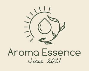 Organic Spa Oil  logo design